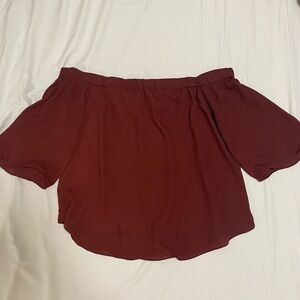 Off the shoulder blouse